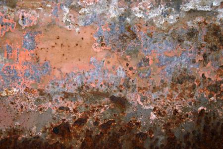 Rusted metal texture