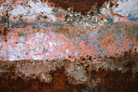 Rusted metal texture