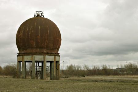Rusted water tank