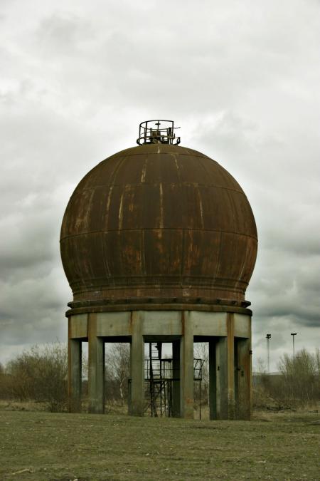 Rusted water tank