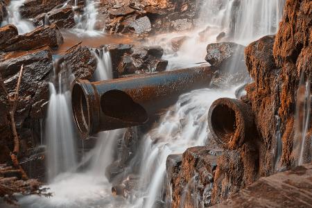 Rustic Dam Falls - HDR