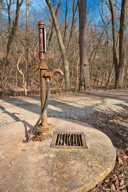 Rustic Water Pump - HDR