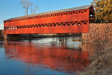 Sachs Covered Bridge - HDR