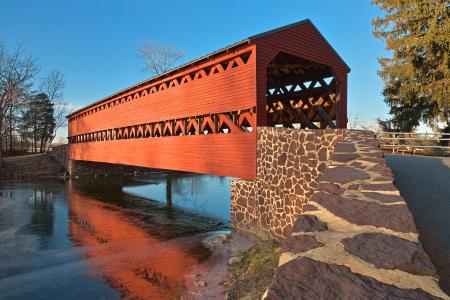 Sachs Covered Bridge - HDR