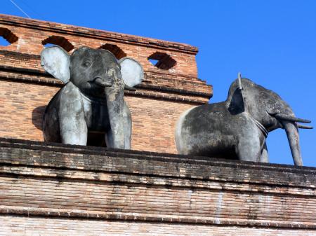 Sacred Elephant Sculptures