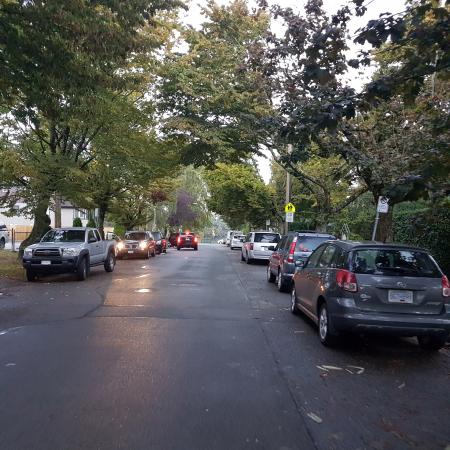 Sad but true, it's back to school which means the return of helicopter parents parking on the wrong side of the street to drop off their kids 20160908_074246