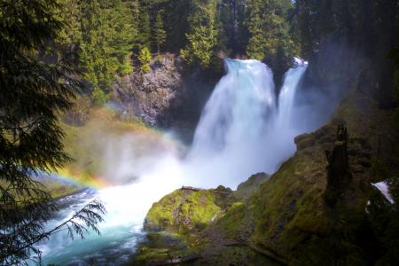 Sahalie Falls, Oregon, Spring