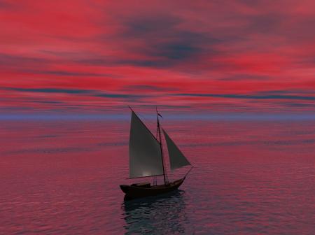 Sailing in the Middle of the Sea