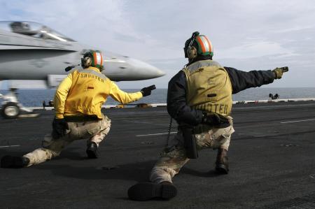 Sailors Signal to Launch