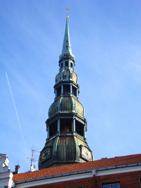 Saint peter's church of Riga