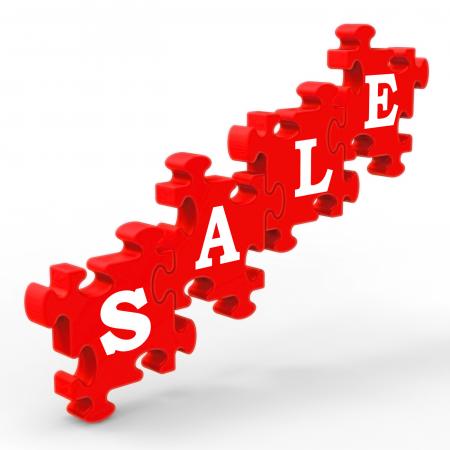 Sale Shows Symbol For Discount And Promotions