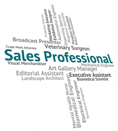 Sales Professional Means Excellence Retail And Consumerism