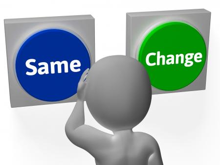 Same Change Buttons Show Innovating Or Changing