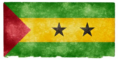 Sao Tome and Principe Grunge Flag