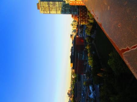 Scanning Toronto's skyline, at dusk B -f