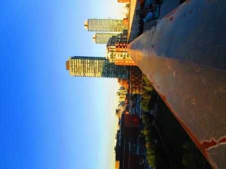 Scanning Toronto's skyline, at dusk B -i