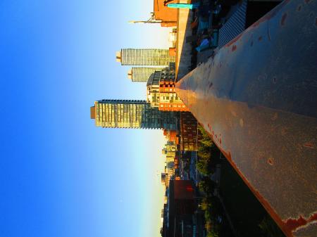 Scanning Toronto's skyline, at dusk B -j