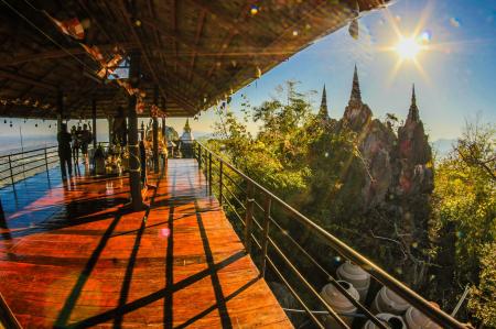 Scenic View from the Temple