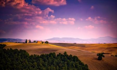 Scenic View of Landscape Against Dramatic Sky