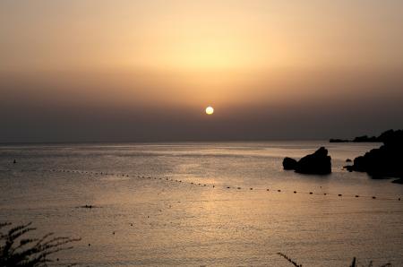 Scenic View of Ocean During Dawn