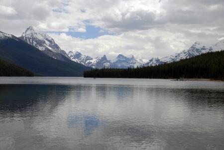 Scenic View of Snow Covered Mountains