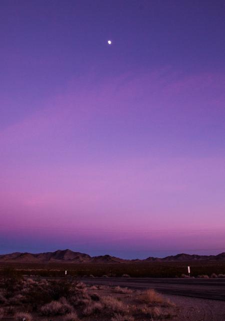 Scenic View of the Mountain during Twilight