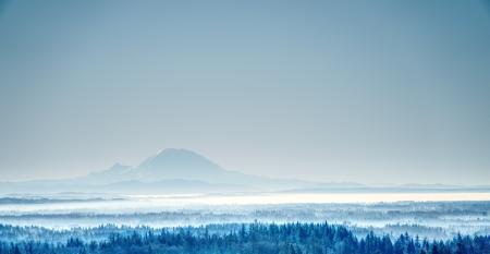 Scenic View of the Mountain during Winter