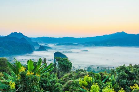 Scenic View of the Mountains