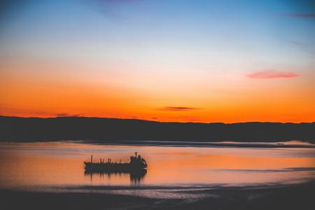 Scenic View of the Sea During Sunset