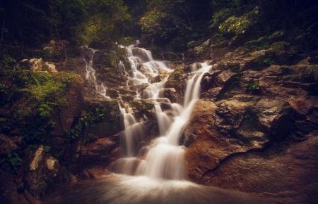 Scenic View of Waterfall