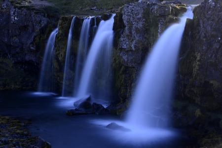 Scenic View of Waterfall