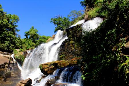 Scenic View of Waterfalls