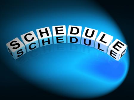 Schedule Dice Mean Program Itinerary and Organize Agenda