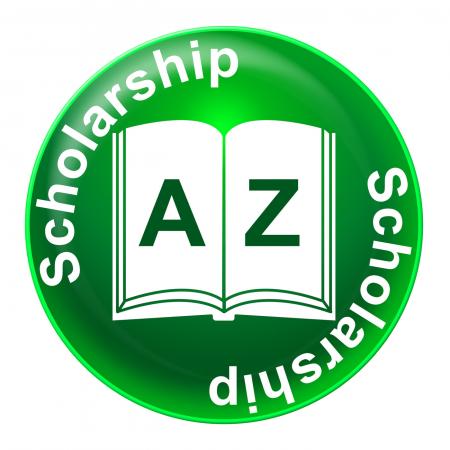 Scholarship Badge Means Diploma Educational And Academic