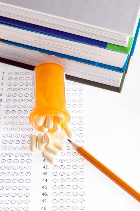 School Test and Pills