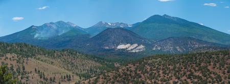 Schultz Fire: Robinson Crater Panorama