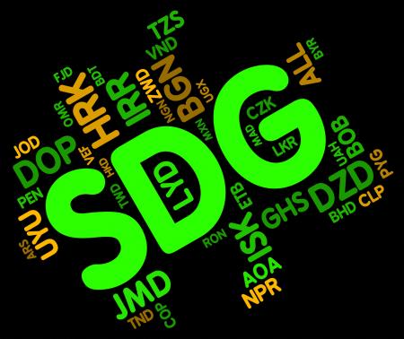 Sdg Currency Shows Exchange Rate And Forex