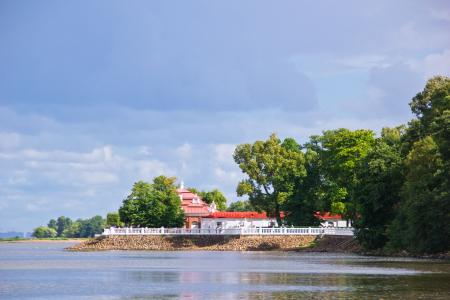 Sea coast and house