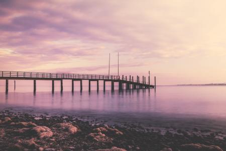 Sea Dock during Golden Hour