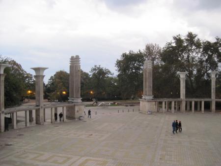Sea garden square in Varna, Bulgaria