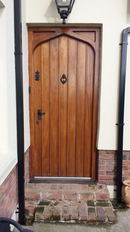 Sealed church door