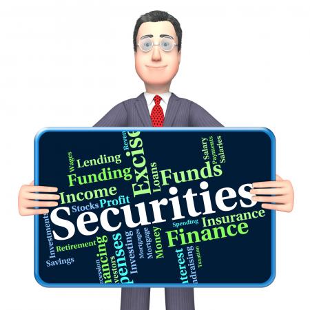 Securities Word Indicates Financial Obligation And Bond