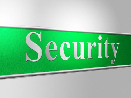 Security Secure Represents Protect Encrypt And Protected