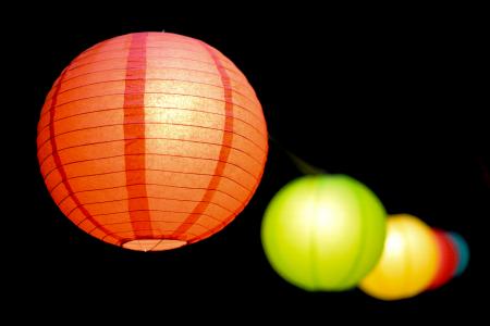 Selective Focus Photo of Paper Lanterns