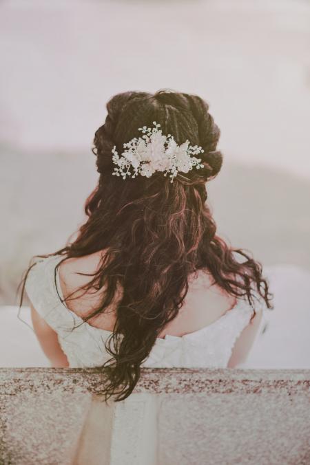 Selective Focus Photo of Woman Wearing White Scoop-neck Dress