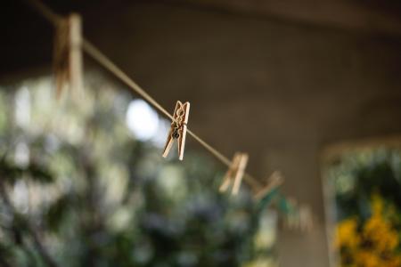 Selective Focus Photography of Clothes Hanger Clip