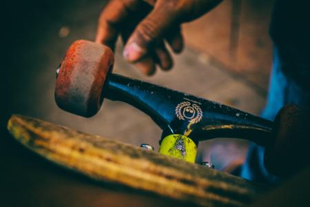 Selective Focus Photography of Skateboard