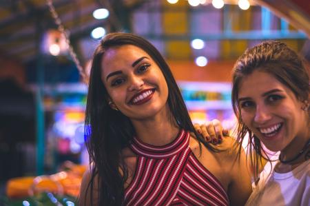 Selective Focus Photography of Women Smiling