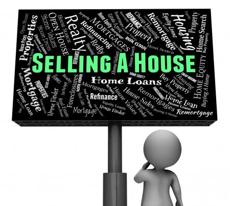 Selling A House Shows Promotion Residence And Marketing