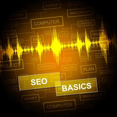 Seo Basics Shows Search Engine And Business